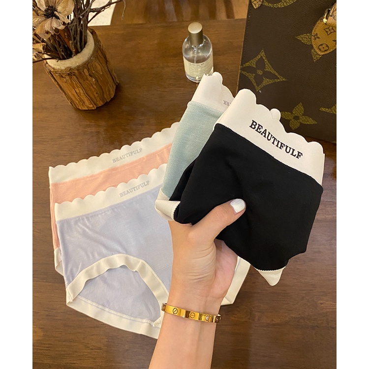 Quần lót nữ thun lạnh viền bo chắc chắn co gian đa chiều 118