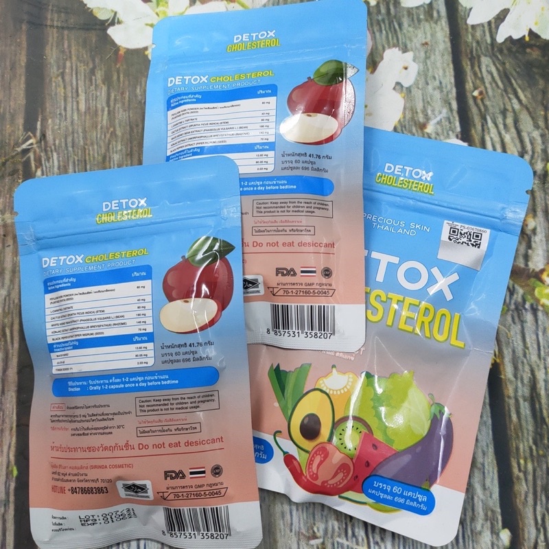 Viên uống khử mỡ DETOX CHOLESTEROL Thái Lan