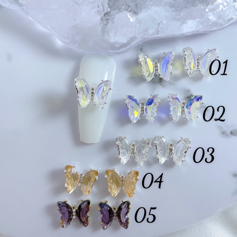 mẫ charm buom đính móng tay chân