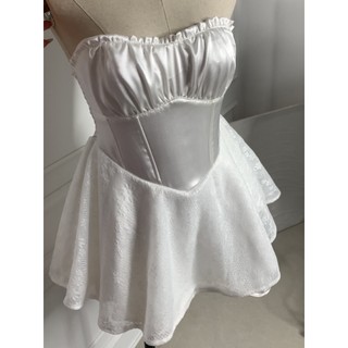 Đầm Lollipop Lily Dress In White chính hãng