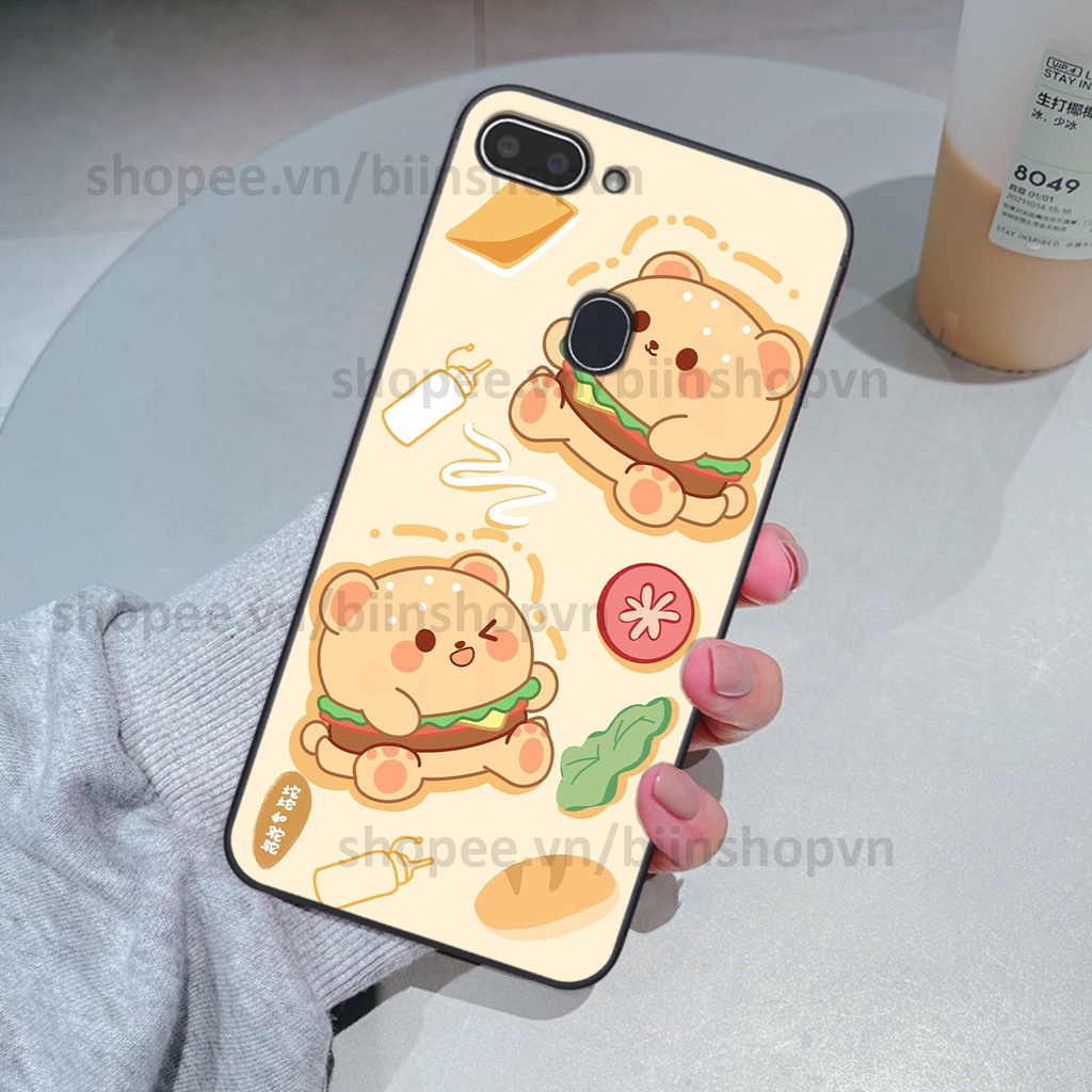 Ốp Realme 1 / 2 in hình gấu chocolate kẹo ngọt siêu đẹp siêu xinh