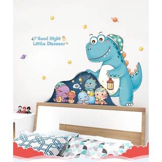Decal dán tường khủng long mẹ - decal24h - dán tường trẻ em