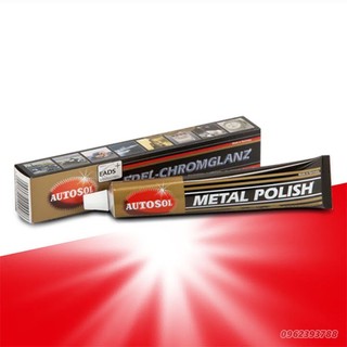 Kem Autosol Metal Polish đánh bóng làm sáng mới kim loại. Xuất xứ Đức (Made In Germany)