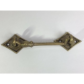 Móc gió cửa sổ đồng thau hoa văn - móc chống va đập cửa sổ