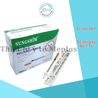 Kim tiểu đường, bơm tiêm tiểu đường sungshim hàn quốc 30G 8mm, 13mm