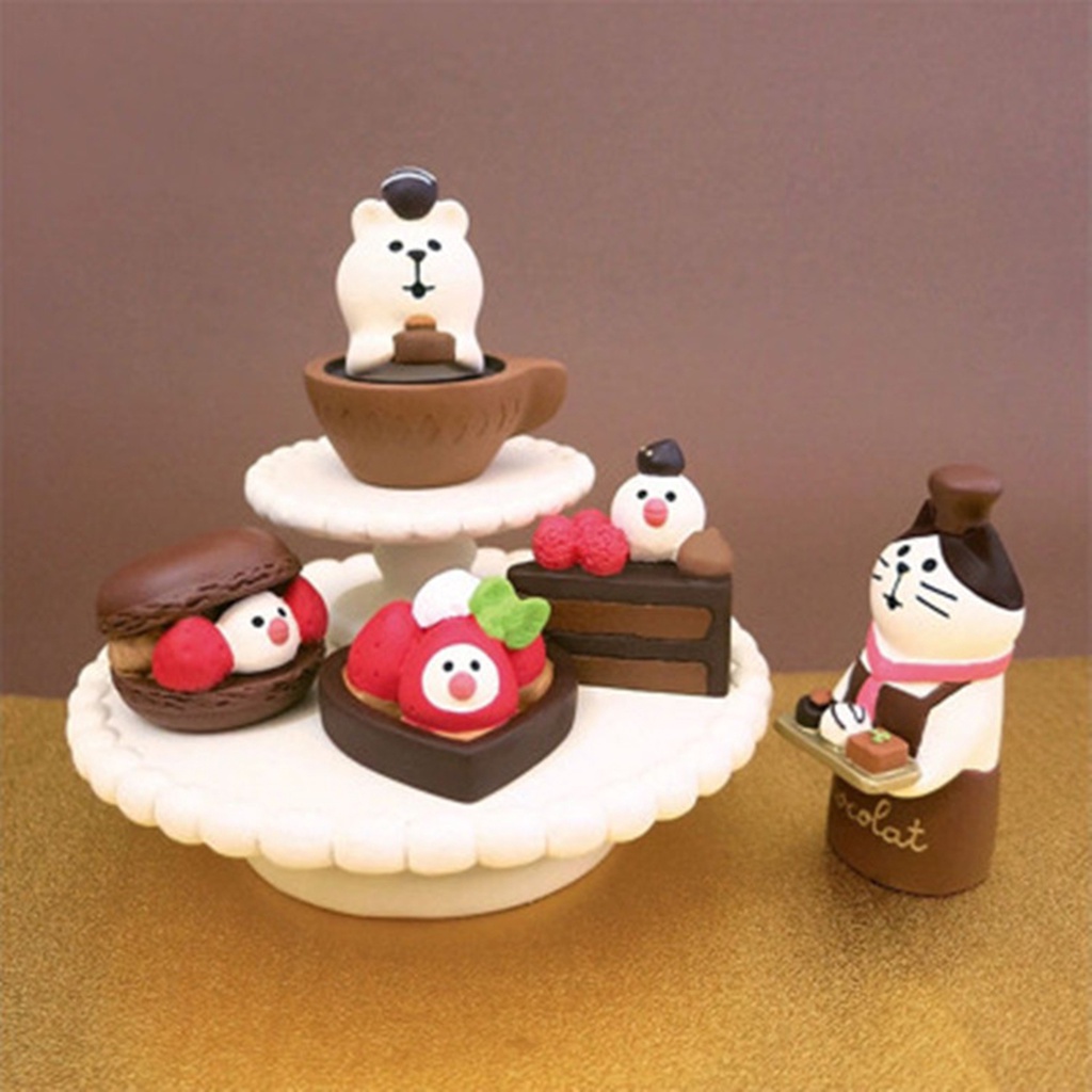 Bộ Đồ Chơi Làm Việc Tráng Miệng / Bánh Macaron / Sô Cô La Mini Sống Động Như Thật Cho Trẻ Em