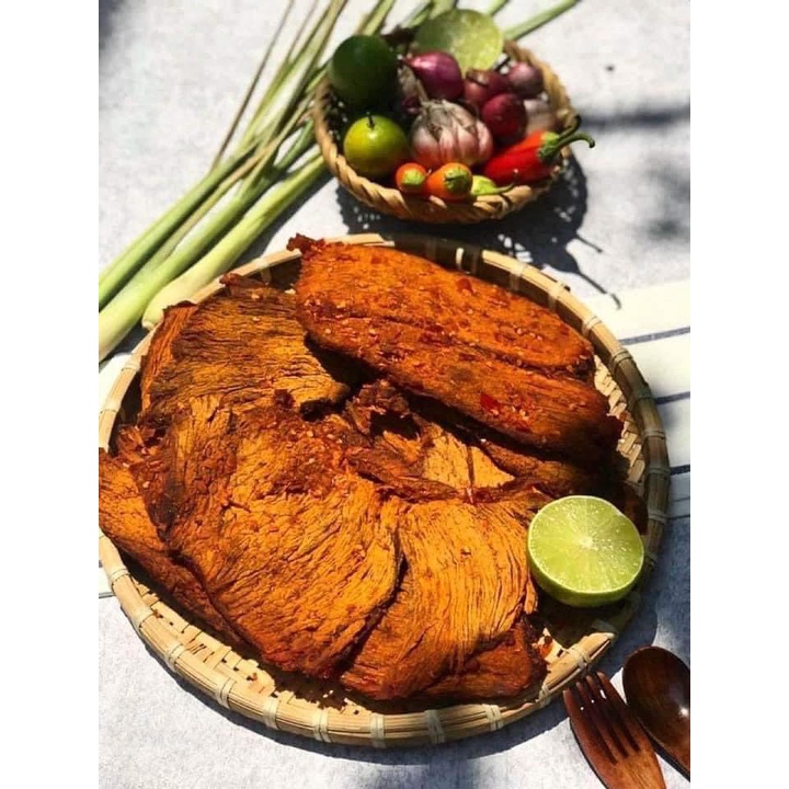 KHÔ BÒ MIẾNG mềm Hồng Ngự, hủ pet 250gr