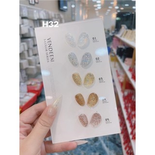 SET SƠN 5 CHAI VENDEENI ( tặng kèm bảng màu)