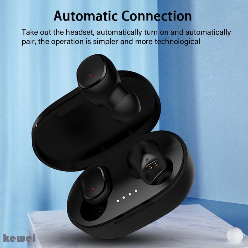 Tai nghe không dây 5.0 A6S 9D Chống Nước Có Mic Cho Xiaomi iPhone Android