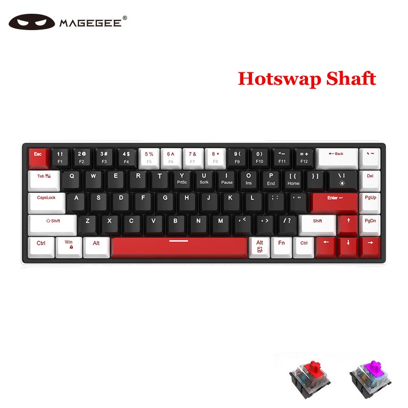 Bàn Phím Cơ Chơi Game 60% 68 Phím Có Đèn LED Nền Xanh Dương Cho Laptop PC SKY68 | BigBuy360 - bigbuy360.vn