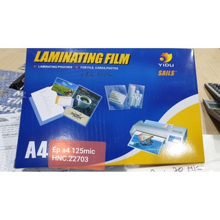 Giấy ép plasstic dày 125 mic a4 100 tờ / tập