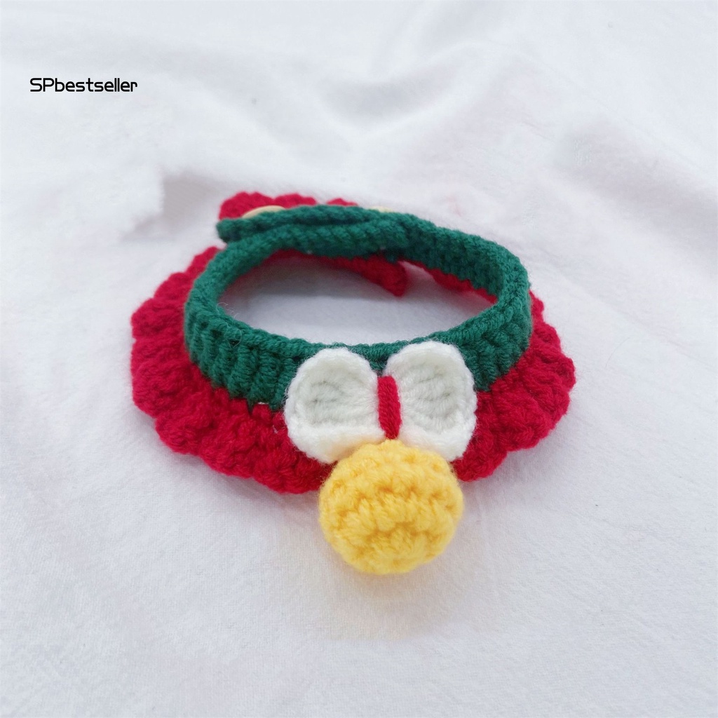 Vòng Cổ Đan Len Mềm Mại Chống Mài Mòn Cho Mèo Cưng