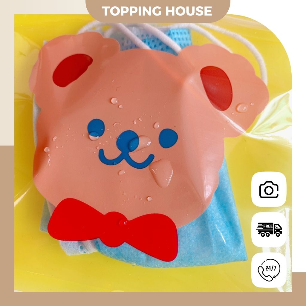 Túi Zip Mini Bag Nhựa Đựng Quà, Đồ Nhỏ, Bánh Kẹo Hình Gấu Hoạt Hình - Topping House - DC10