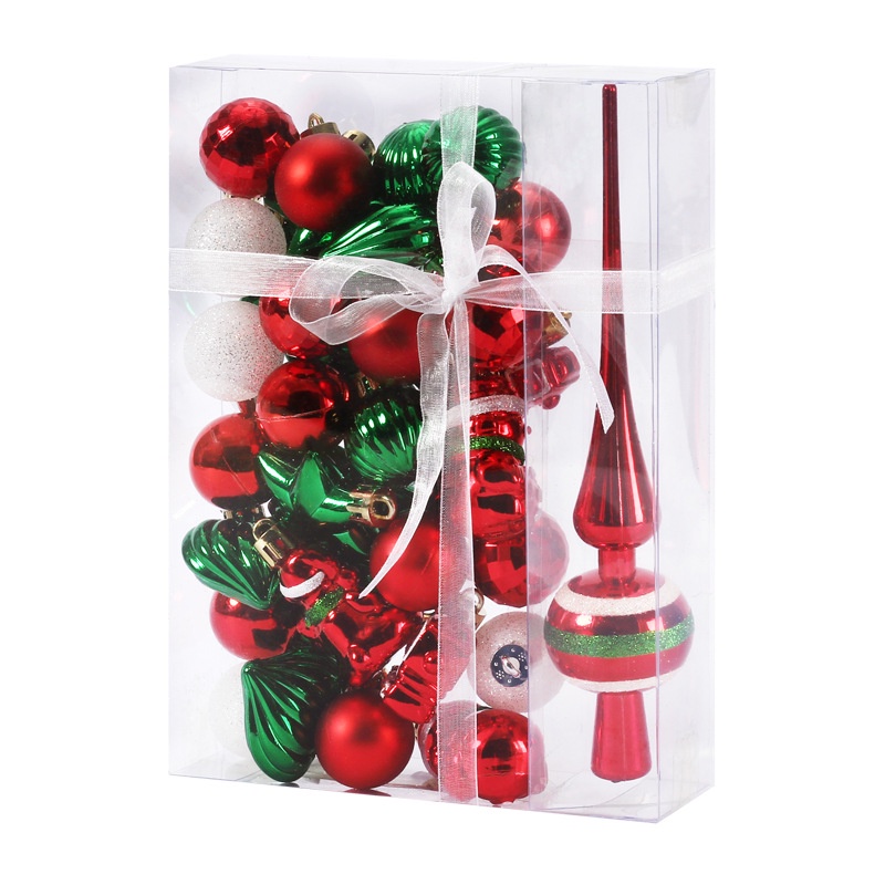 Hàng Mới Về Set 34 Trái Châu Mini K9WX Sơn Màu Trang Trí Cây Thông Noel