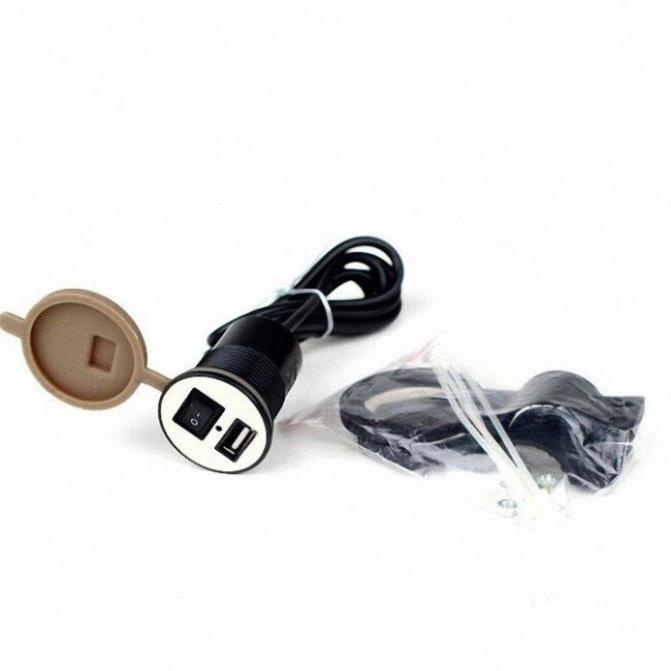 Sạc điện thoại gắn trên xe máy YF-121 12v - 2.1A