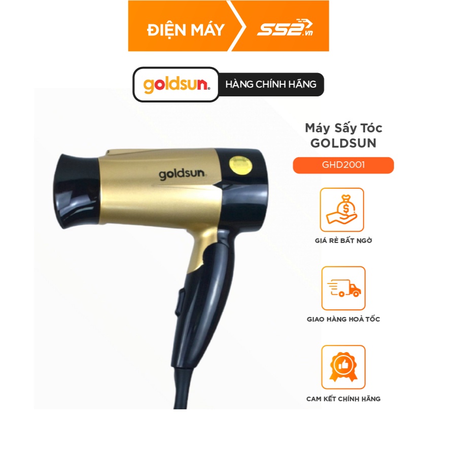 Máy sấy tóc Goldsun GHD2001- Hàng Chính Hãng