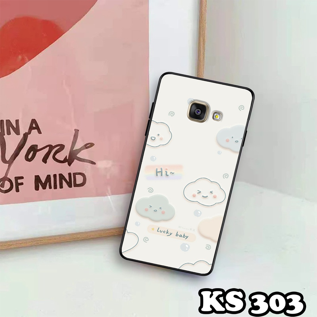 Ốp lưng Samsung A7 2016 - A5 2016 - A3 2016 - Ốp in hình Gấu&amp;Thỏ siêu xinh - Lưng nhám viền TPU chống trầy xước