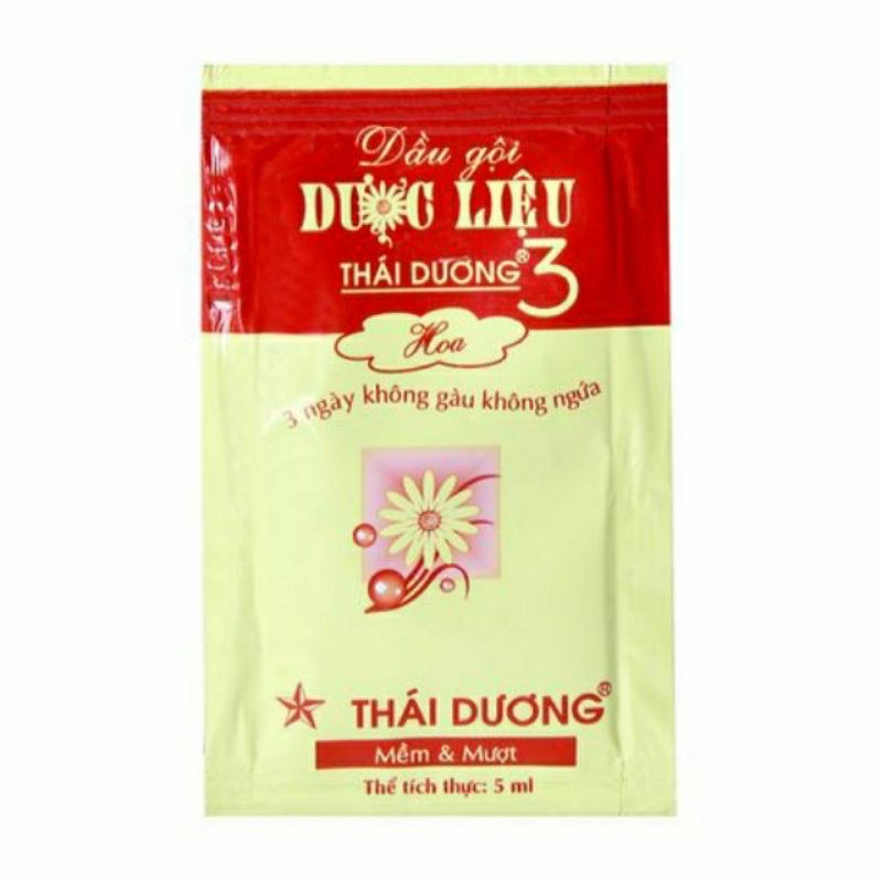 Dầu gội dược liệu Thái Dương 3 Hương Hoa 50 gói x 5ml