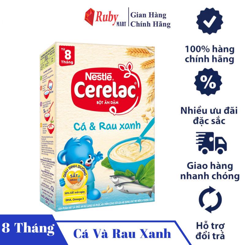 Bột Ăn Dặm Nestle Cerelac - Lúa Mì Và Sữa / Gạo Lức Trộn Sữa / Lúa Mì Sữa (Hộp 200gram)