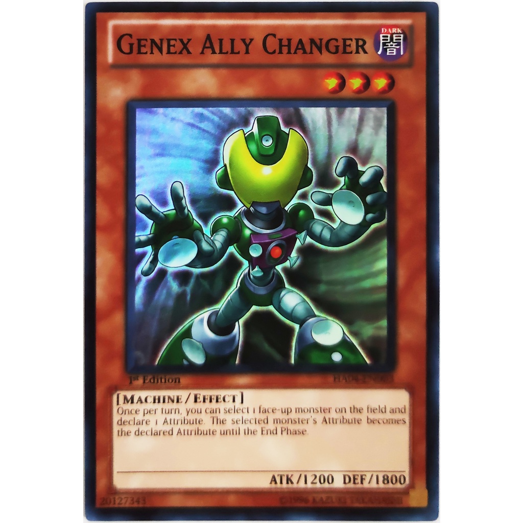 [Thẻ Yugioh] Genex Ally Changer |EN| Super Rare