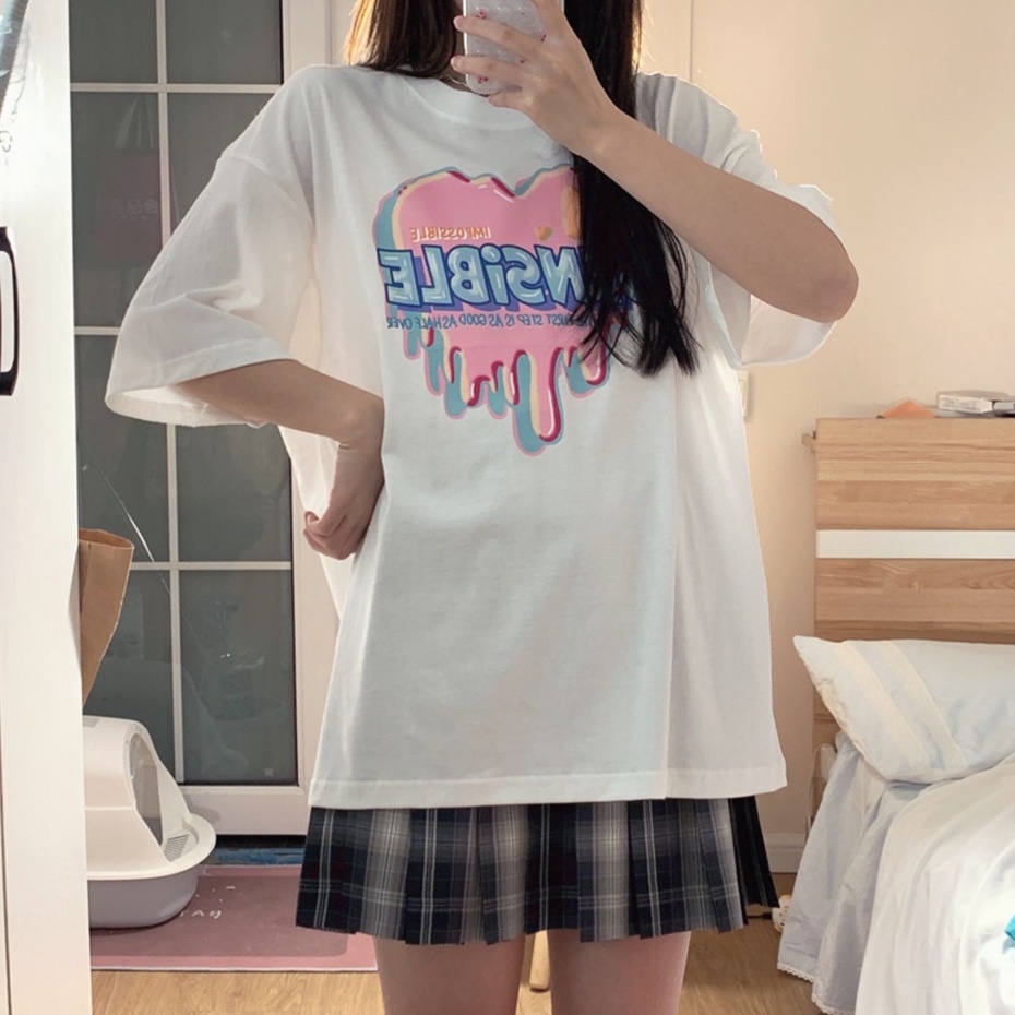 Áo Thun Tay Lỡ Oversize Nam Form Rộng  AOSSI Áo Form Rộng Unisex Cổ Tròn StreetWear Giá Rẻ Hàn Quốc 802