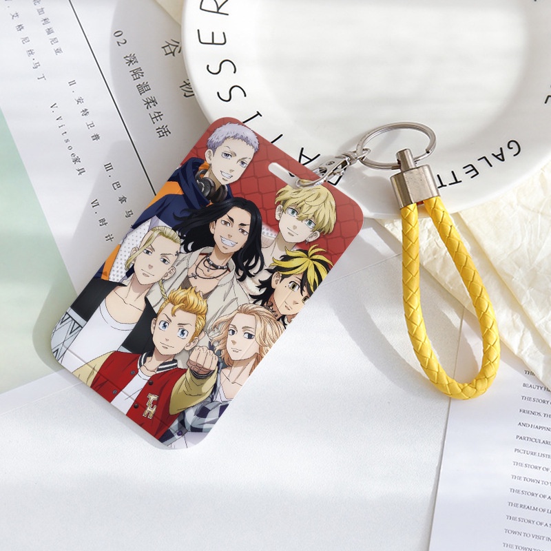 Anime Tokyo Revenger, Attack on Titan, Jujutsu Kaisen, ONE PIECE,Demon Slayer,Genshin,My Hero Academia,Arknights,Sailor Moon, Honkai Impact,Captor Sa Lanyards Card HOLDER