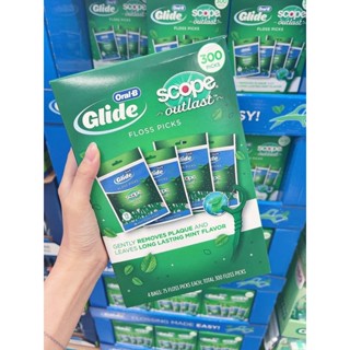 Tăm chỉ nha khoa Oral-B Glide Scope Outlast 🔥 Set 4 túi.Mỗi túi gồm 75 cây