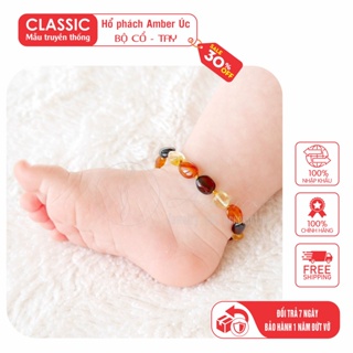Vòng tay amberose úc cho bé 0-12 tuổi vtabrth
