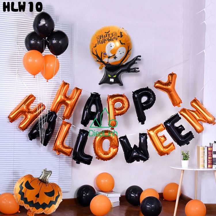 Set Bong Bóng Trang Trí Halloween