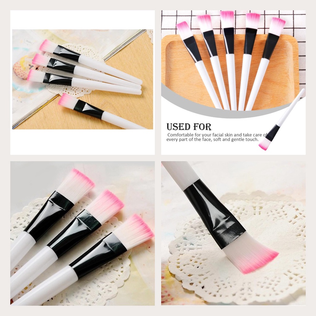 1 Cọ Đắp Mặt Nạ Bùn Dido Có Tay Cầm Bằng Nhựa Trong Suốt