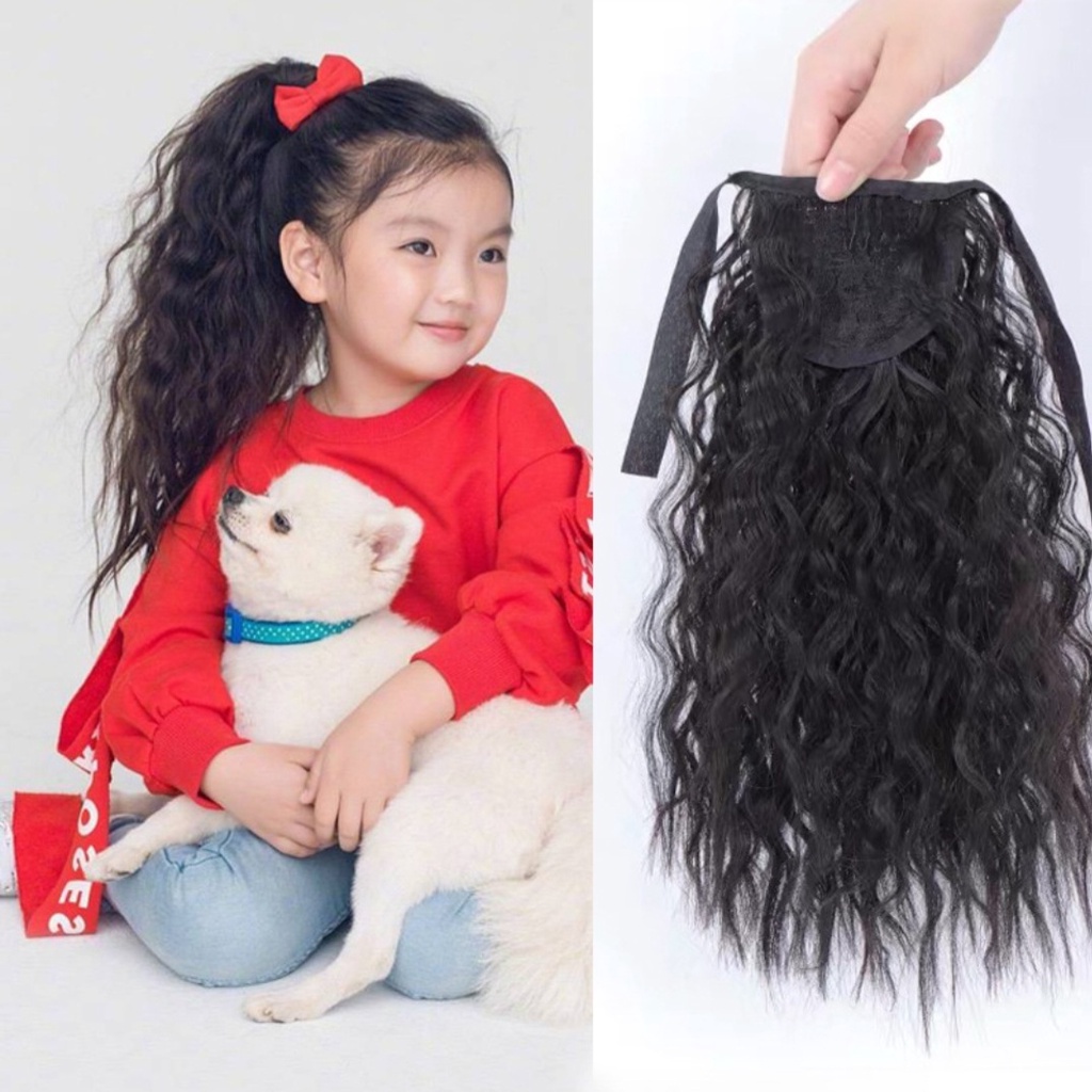Tóc Cột Nơ Xoăn Xù Mì Dành Cho Bé Gái MyBaby