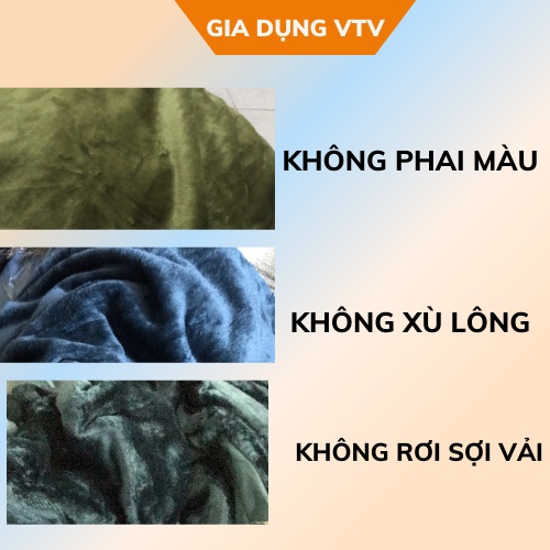 Chăn lông thỏ nhung tuyết, Chăn lông vtv tuyết nhung muji 2m*2m2 nặng 2.2kg