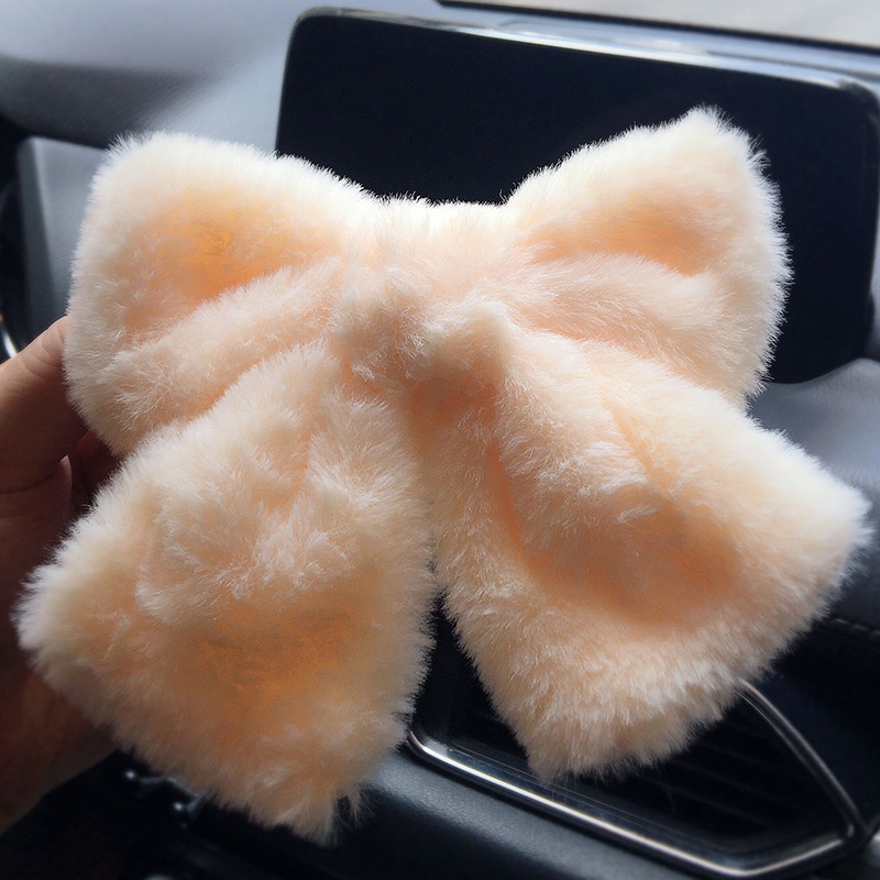 Kẹp Tóc Nơ 16CM Bằng Vải Lông Nhung Dễ Thương Xinh Xắn