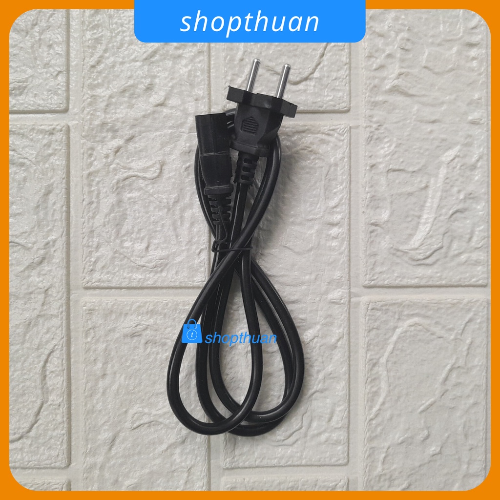 Dây nguồn 2 chân màu đen dùng cho máy tính bàn