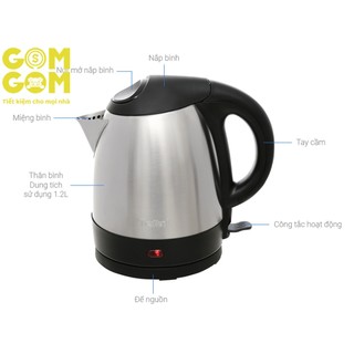 Bình đun siêu tốc tefal ki431d10