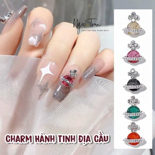 Charm Hành Tinh NHẬT BẢN | Charm ĐỊa Cầu  | Trang Trí Móng