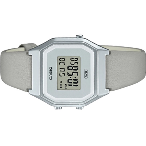 Đồng Hồ Casio LA680WEL-8DF | Nữ | Dây Da | Mặt Điện Tử Cổ Điển | Chống Nước