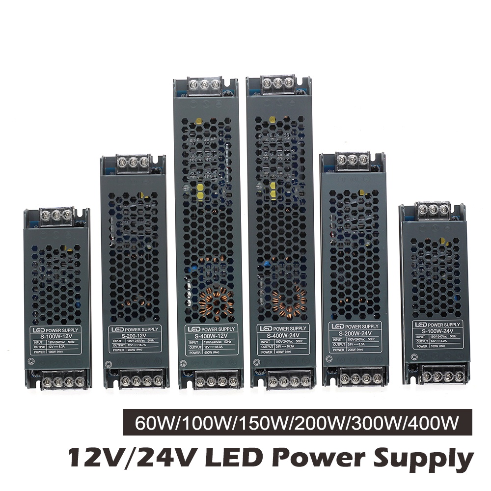 Trình Điều Khiển Đèn LED 12V / 24V 60W / 100W / 150W / 200W / 300W / 400W