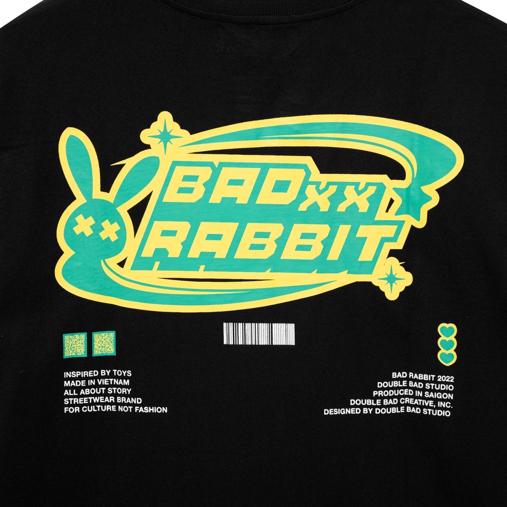 Áo Thun Unisex Bad Rabbit CLASSIC Y2K TEE 100% Cotton - Local Brand Chính Hãng