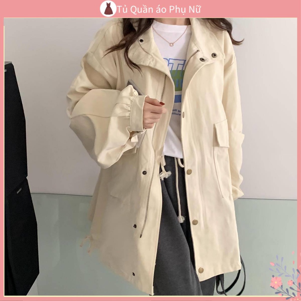 O Kho c Áo Khoác Denim D ng R ng Thi t K M / Th / Trang Áo Khoác Dáng Rộng Tay Dài Màu Trơn Phong Cách Hàn Quốc Mùa Thu Mới Cho Nữ Sinh