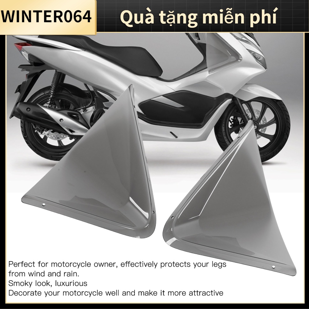 2 cái Kính chắn gió Bảo vệ chân Trái phải Thay thế cho PCX150 PCX125 2018‑2020 Winter064