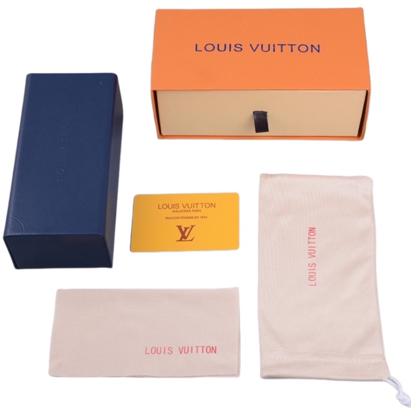 Hộp Đựng Kính LV nam châm tự đóng Fullbox Bọc Nhung Cao Cấp Kèm Khăn Lau Chống Trầy Xước.Hộp Kính Kèm Túi vải chuẩn hãng
