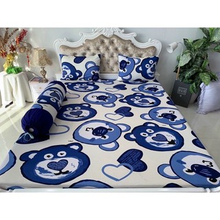 bộ Drap thun Hàn Quốc mẫu con gấu