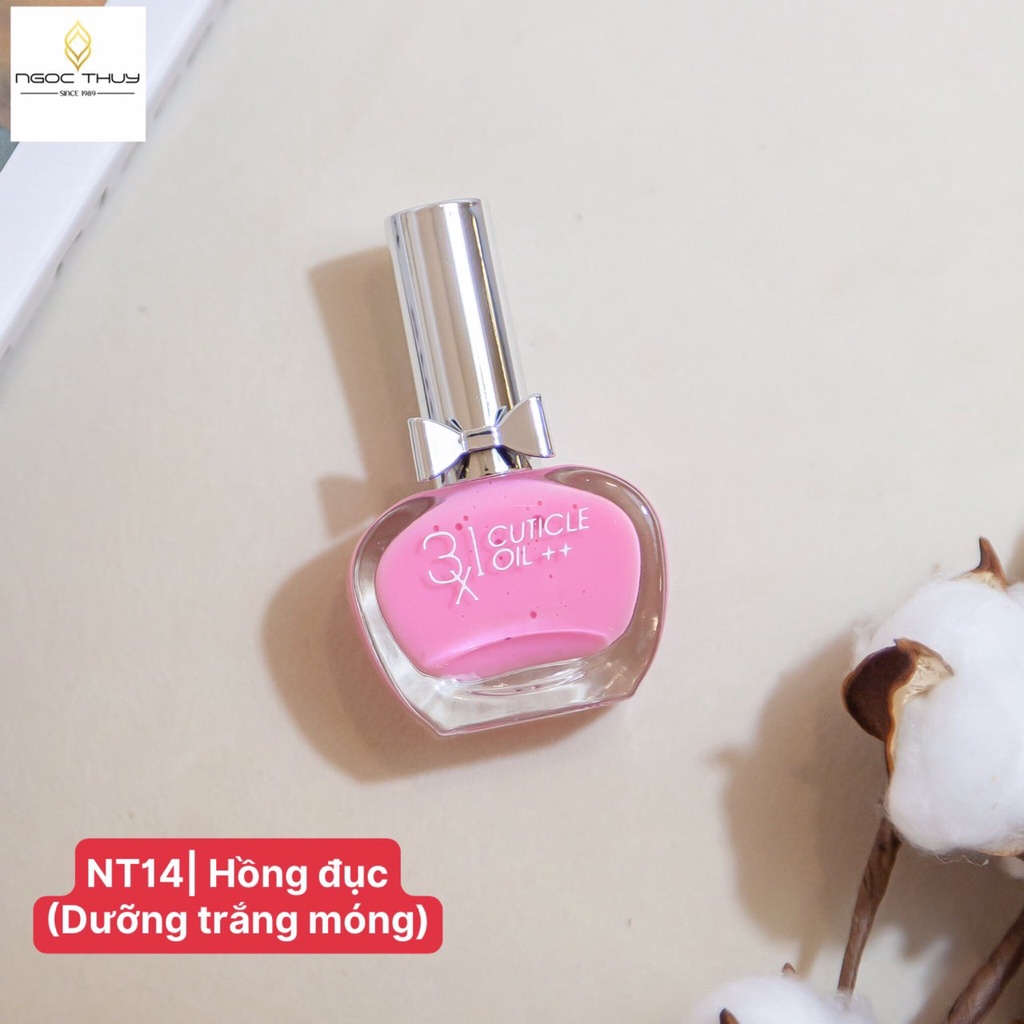 Dưỡng Bóng Móng Tay Sơn Ngọc Thủy Nail Chính Hãng Phục Hồi Móng Mã NT14 HỒNG TRONG - HỒNG ĐỤC - TRẮNG TRONG - TRẮNG ĐỤC