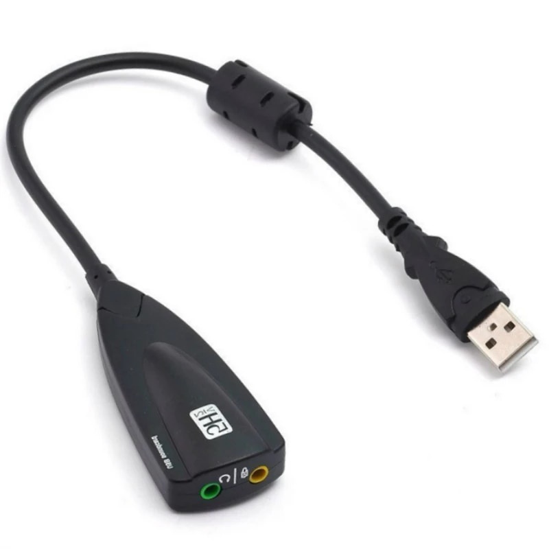 Usb Ra Sound Usb Chuyển Thành Card Âm Thanh 7.1 5hv2 Có Dây Có Thể Sử Dụng Cho loa, Máy Tính Bàn Hoặc Laptop
