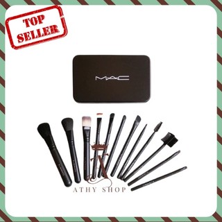 Bộ cọ trang điểm 12 món MAC, dụng cụ makeup, đồ nghề make up chuyên nghiệp, combo make-up