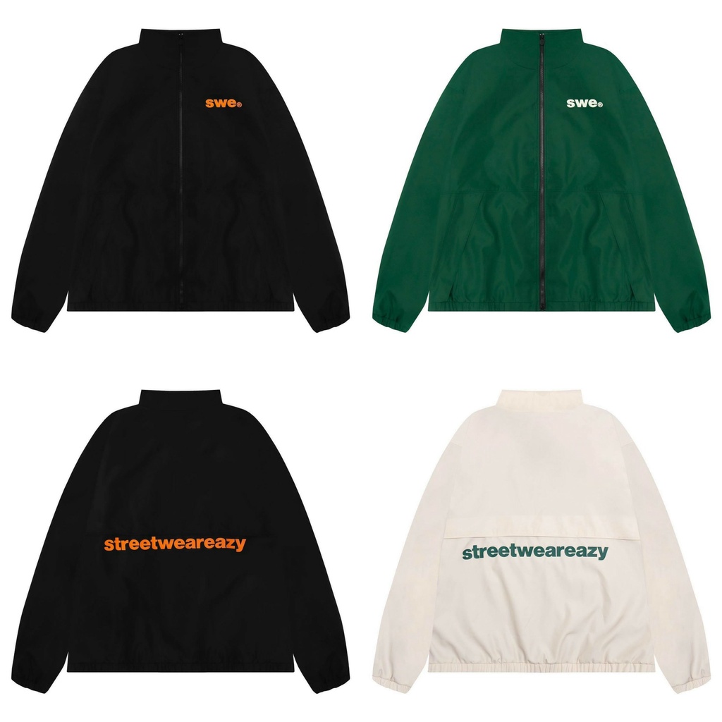 Áo khoác SWE. jacket dù 2 lớp unisex nam nữ (Ảnh thật/có sẵn)