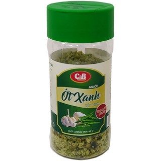 Muối ớt xanh tây ninh c&b - hộp 65g