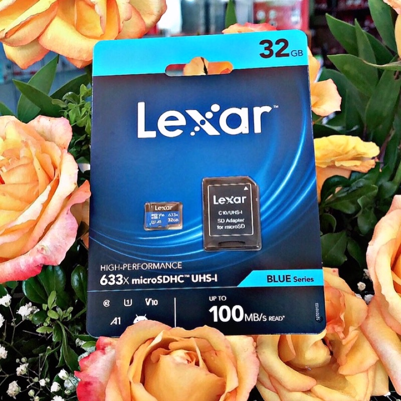 Thẻ nhớ LEXAR 32GB | 64GB | 128GB Cao cấp, tốc độ đọc lên tới 100Mb/s chính hãng
