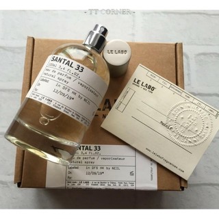 Nước hoa unisex le labo le labo santal 33 edp test 5ml/10ml/20ml ᵀʰᵉ.¹